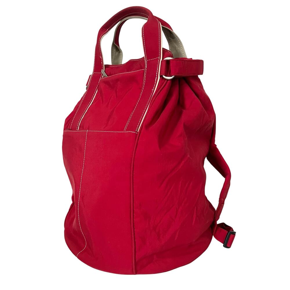 ELLINGTON Convertible Backpack Red Nylon Tote Bag Versatile Lightweight Travel